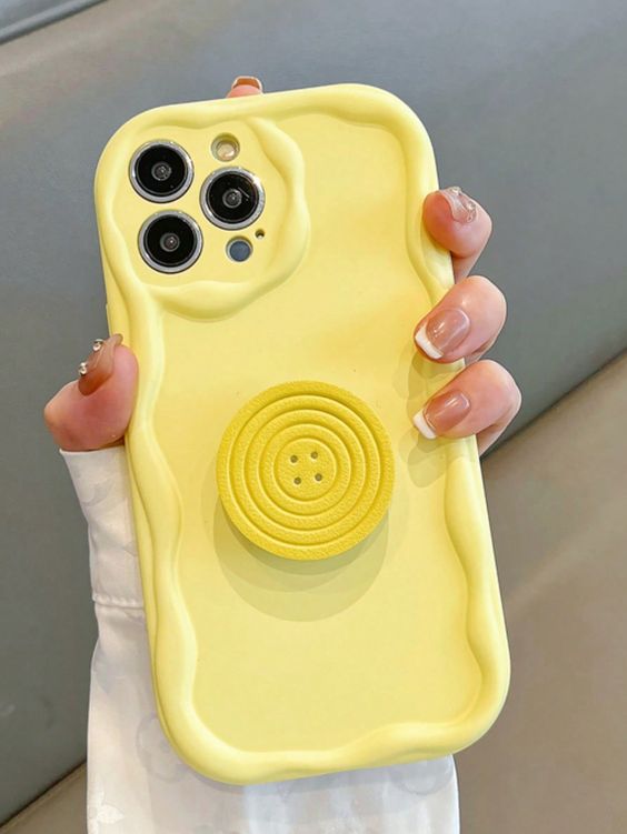 Clean yellowed phone case.