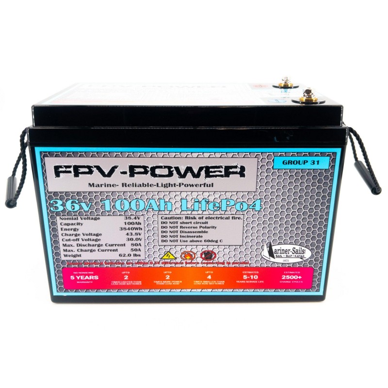 36 volt lithium battery