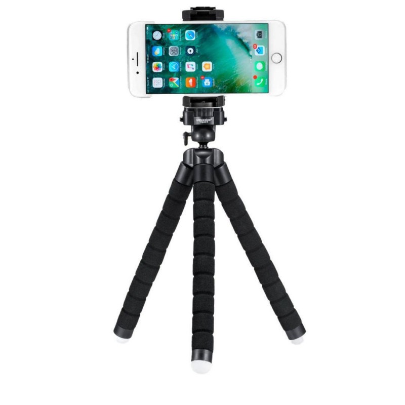 tripod with smartphone holder